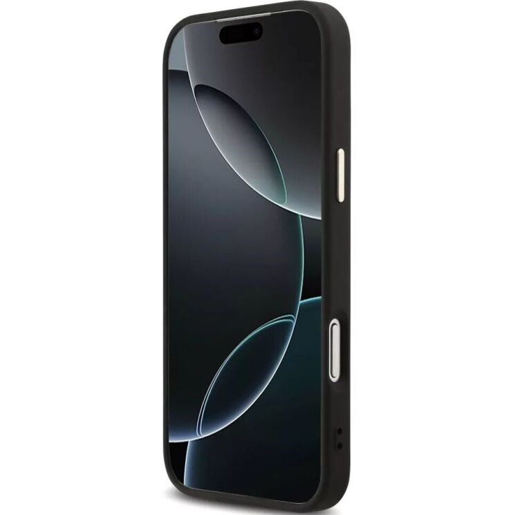 Захисний чохол Guess 4G Big 4G Classic Logo для iPhone 18 Pro / 17 Pro (GUHCP18L4GMGCGR) - Black / Gold: фото 4 з 7