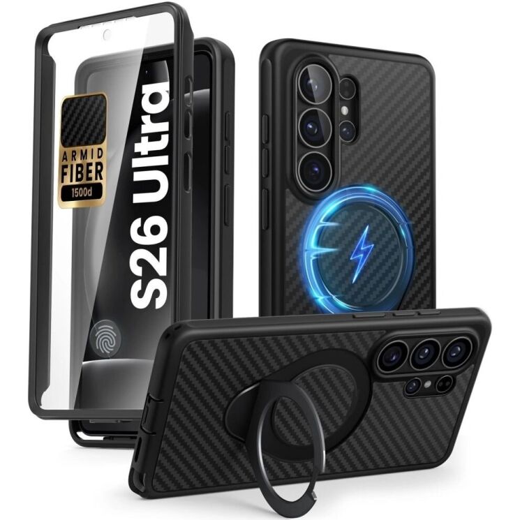 Защитный чехол i-Blason Cosmo Aramid MagSafe by Supcase для Samsung Galaxy S26 Ultra (S948) 843439160958 - Aramid: фото 1 из 10