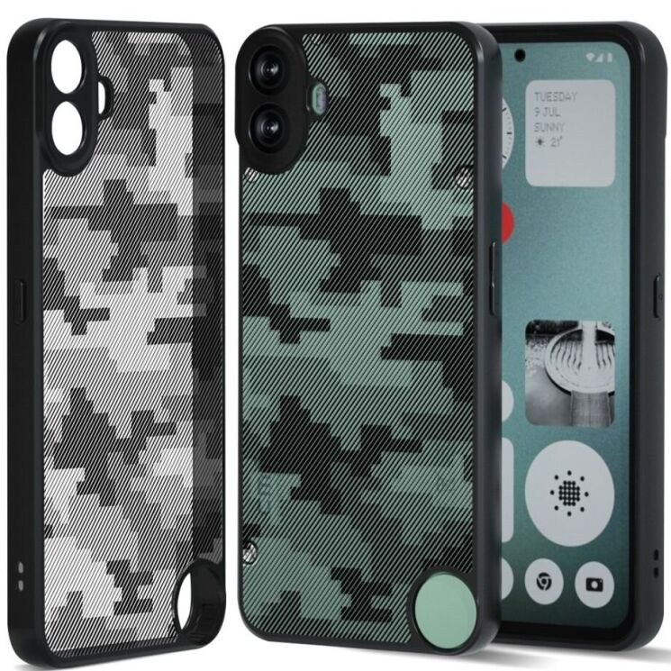 Защитный чехол IBMRS Military для Nothing CMF Phone 1 - Grid Camouflage: фото 1 из 8