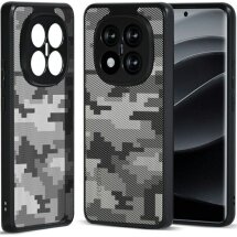 Защитный чехол IBMRS Military для Xiaomi Redmi Note 14 Pro Plus - Grid Camouflage: фото 1 из 8