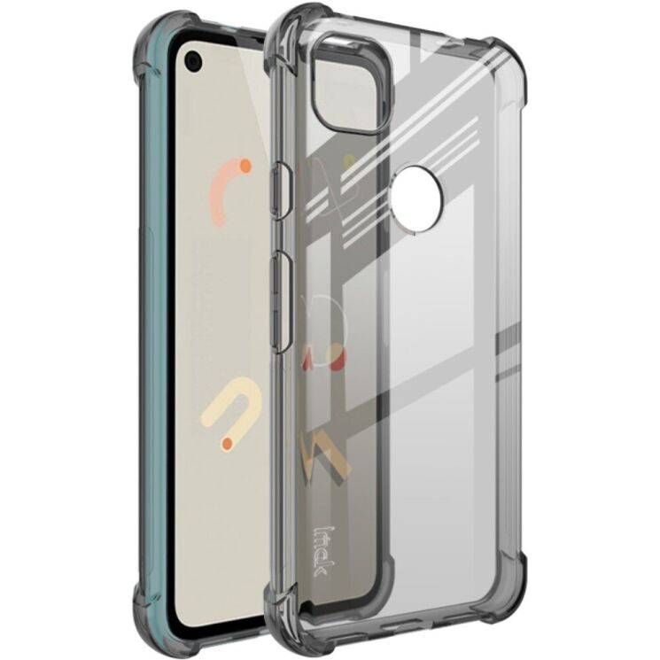 Чохол з посиленими кутами IMAK Airbag MAX Case для Google Pixel 4A - Grey: фото 1 з 16