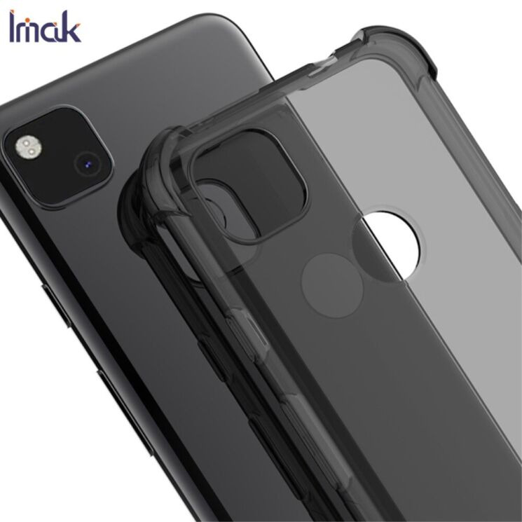 Чохол з посиленими кутами IMAK Airbag MAX Case для Google Pixel 4A - Grey: фото 2 з 16