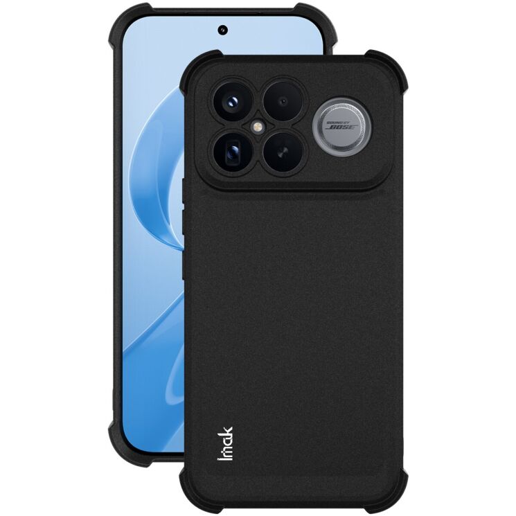 Защитный чехол IMAK Airbag MAX Case для Xiaomi Poco F8 Ultra - Matte Black (403407B) Защитный чехол IMAK Airbag MAX Case для Xiaomi Poco F8 Ultra - Matte Black: фото 2 из 7