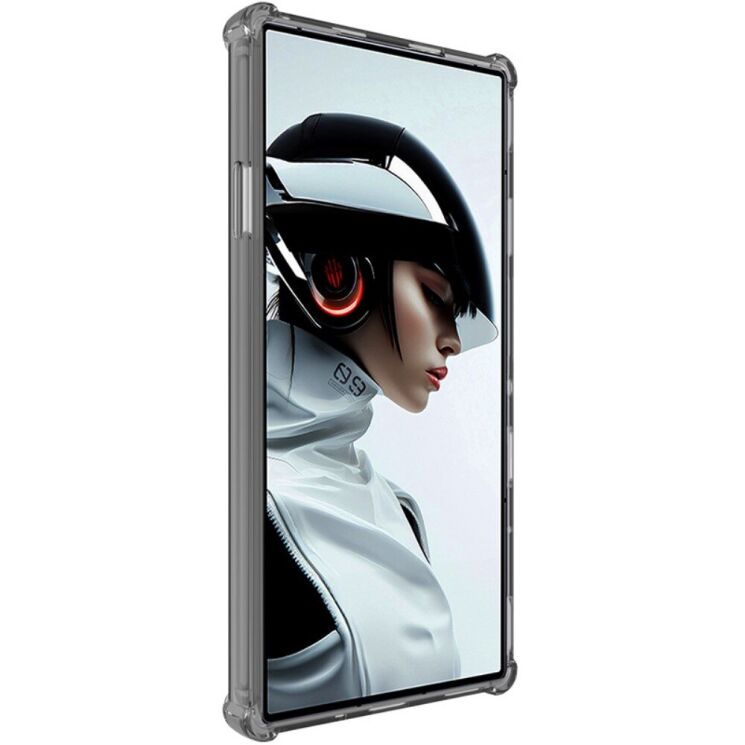 Защитный чехол IMAK Airbag MAX Case для ZTE Nubia Red Magic 9 Pro - Transparent Black: фото 2 из 10