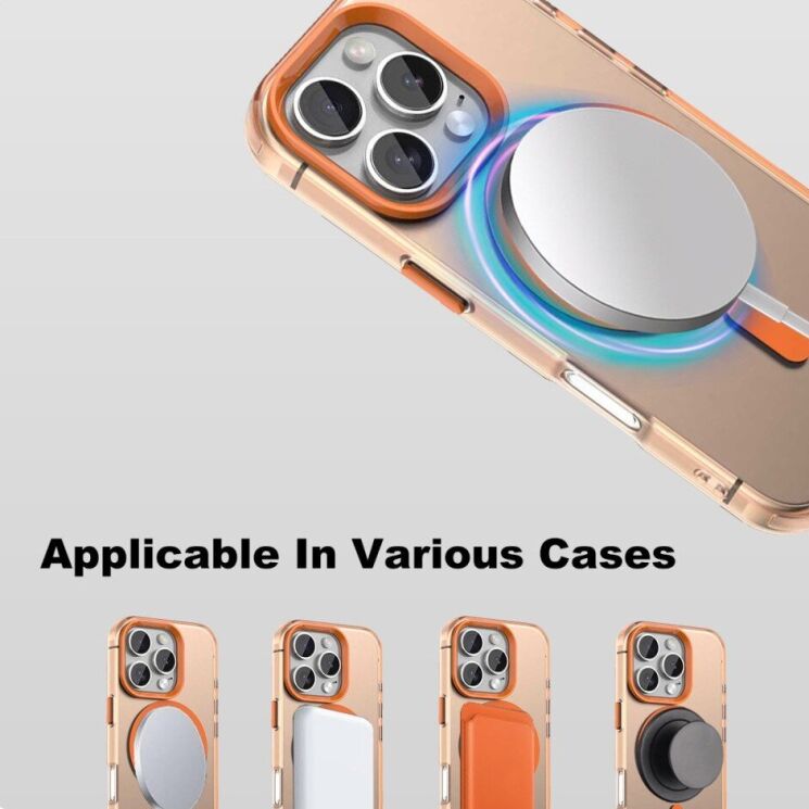 Защитный чехол IMAK Candy Series Magnetic для Apple iPhone 16 Pro Max - Orange: фото 6 из 9