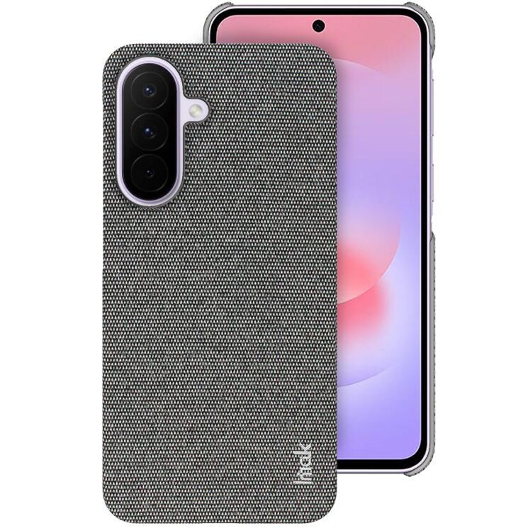 Защитный чехол IMAK Fabric Case для Samsung Galaxy A27 (A276) - Dark Grey: фото 1 из 6
