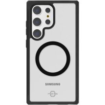 Захисний чохол ItSkins Hybrid R Solid with MagSafe для Samsung Galaxy S24 Ultra (S928) SGGB-HRSMA-PBTR - Transparent / Black: фото 1 з 7