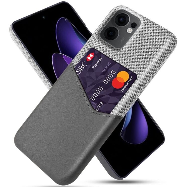 Защитный чехол KSQ Business Pocket для OPPO Reno 13 F/FS 5G - Grey: фото 1 из 4