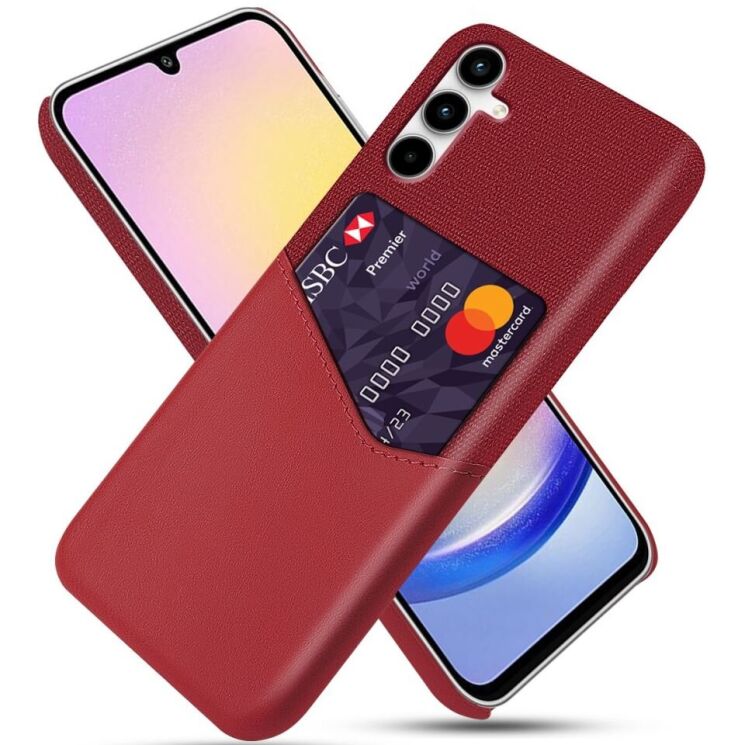 Защитный чехол KSQ Business Pocket для Samsung Galaxy A25 (A256) - Red: фото 1 из 4