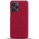 Защитный чехол KSQ Cloth Style для Xiaomi Poco F5 / Redmi Note 12 Turbo - Red (327359R). Фото 3 из 5