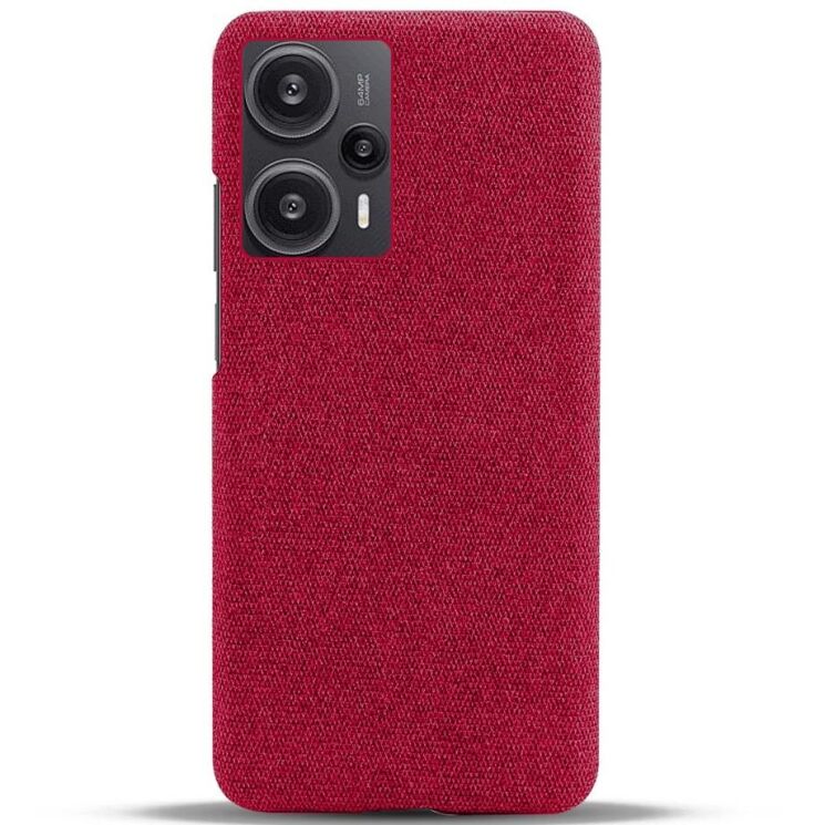 Защитный чехол KSQ Cloth Style для Xiaomi Poco F5 / Redmi Note 12 Turbo - Red: фото 3 из 5
