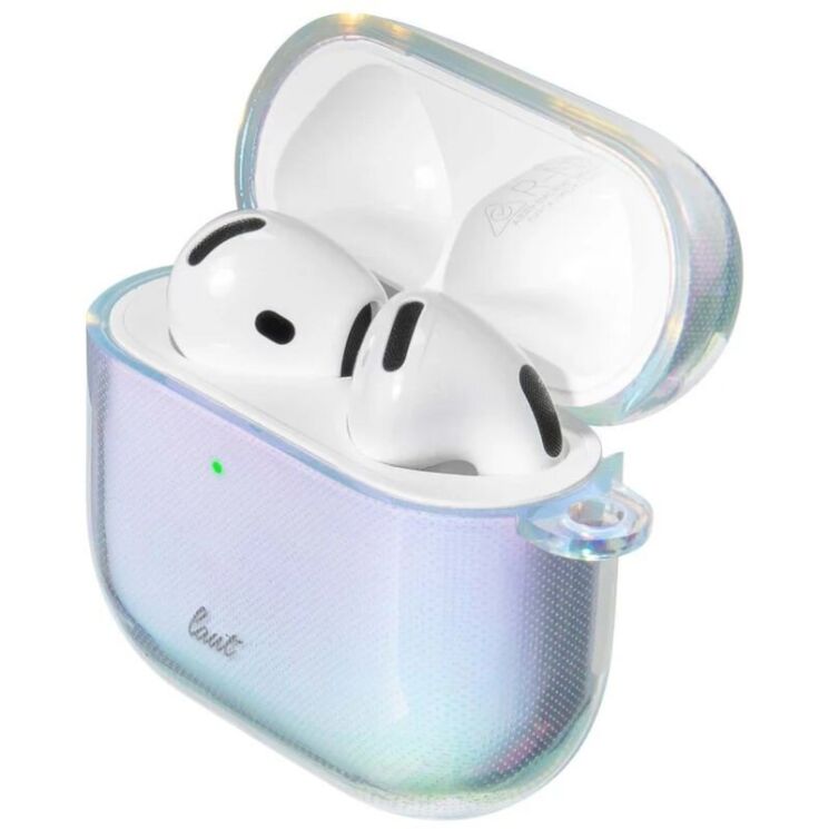 Защитный чехол Laut HOLO (FH) для Apple AirPods 4 (L_AP5_HO_W) - Pearl: фото 2 из 4