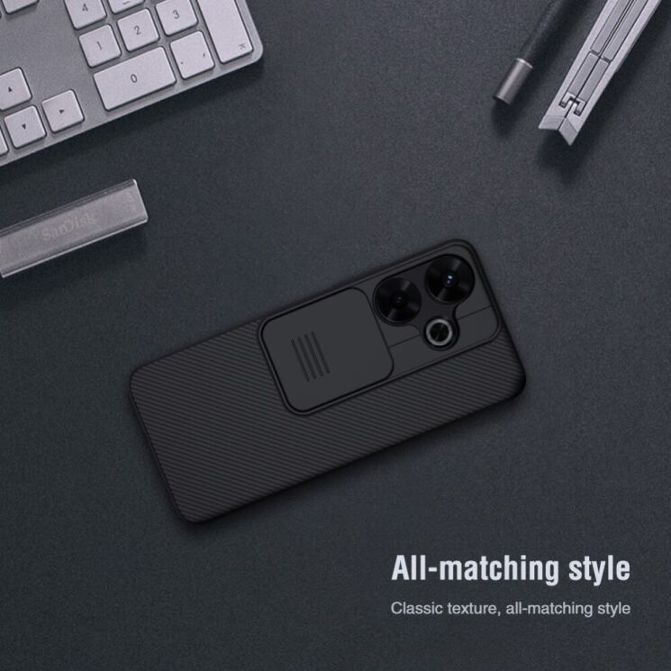 Захисний чохол NILLKIN CamShield Case для Xiaomi Redmi 13 - Black: фото 16 з 19