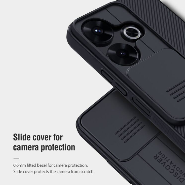 Захисний чохол NILLKIN CamShield Case для Xiaomi Redmi 13 - Black: фото 8 з 19