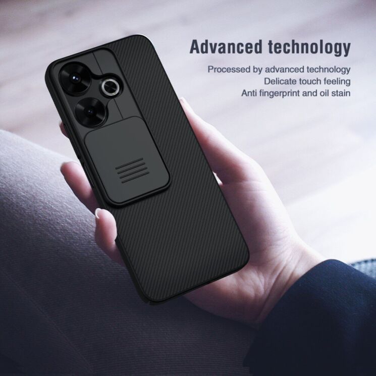 Захисний чохол NILLKIN CamShield Case для Xiaomi Redmi 13 - Black: фото 10 з 19