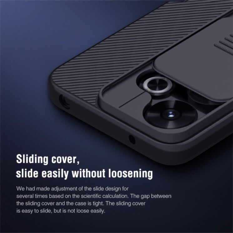 Захисний чохол NILLKIN CamShield Case для Xiaomi Redmi 13 - Black: фото 15 з 19