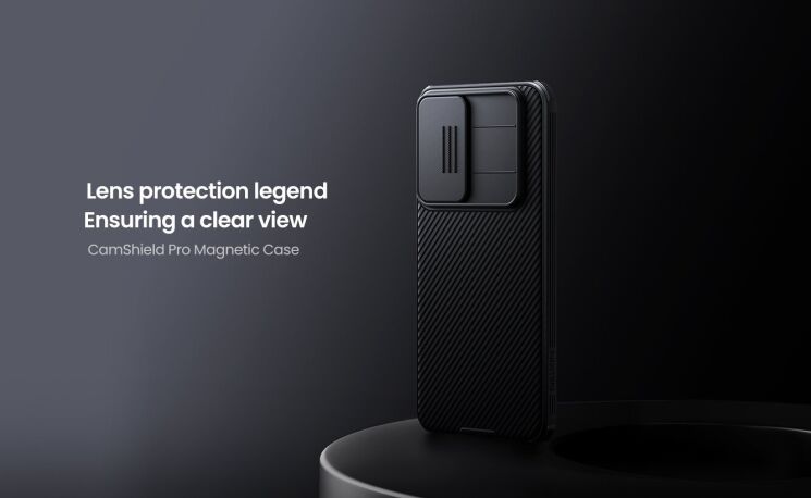 Защитный чехол NILLKIN CamShield Pro with Magnetic Attachment для Samsung Galaxy A36 (A366) - Black: фото 7 из 15