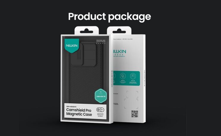 Защитный чехол NILLKIN CamShield Pro with Magnetic Attachment для Samsung Galaxy A36 (A366) - Black: фото 15 из 15