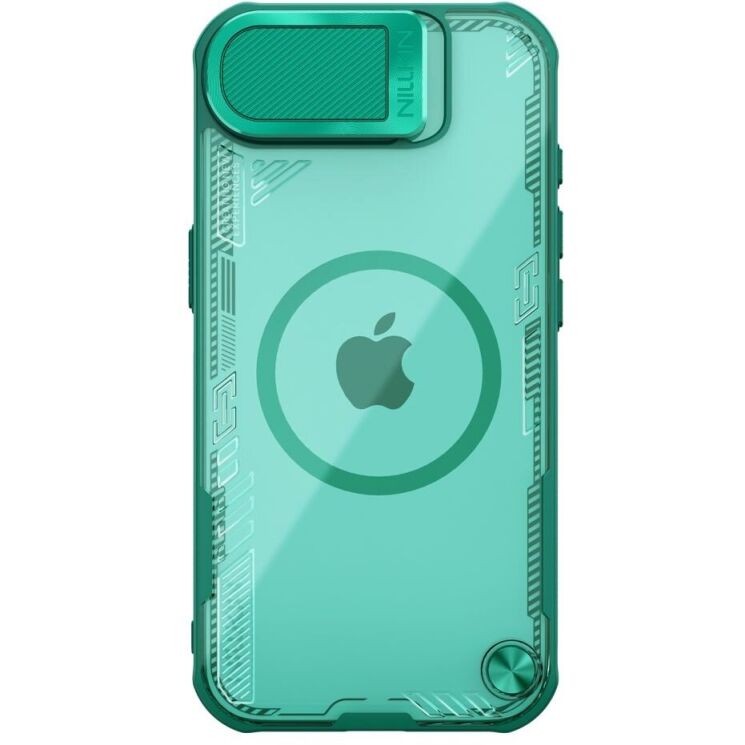 Защитный чехол NILLKIN Iceblade Prop Magnetic для Apple iPhone 16e - Green: фото 1 из 18