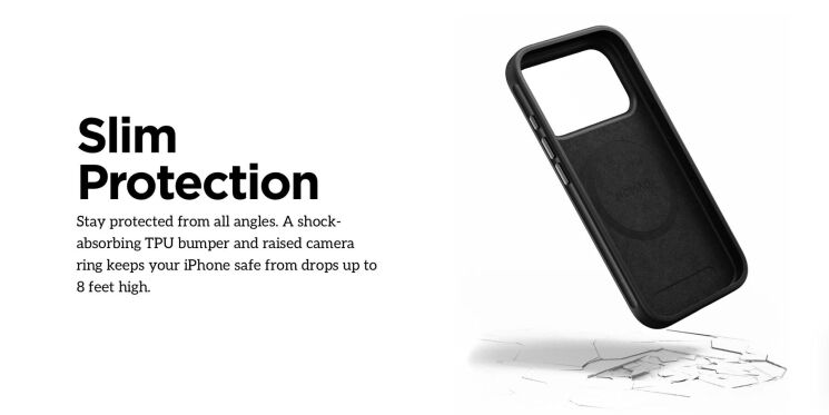 Захисний чохол Nomad Modern Case для iPhone 17 Pro Max (NM011987858) - Vulcan Black (411120B) Захисний чохол Nomad Modern Case для iPhone 17 Pro Max (NM011987858) - Vulcan Black: фото 13 з 13