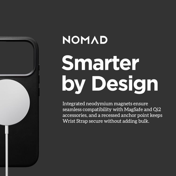 Защитный чехол Nomad Traditional Leather Case для iPhone 17 Pro (NM011932858) - English Tan: фото 9 из 12