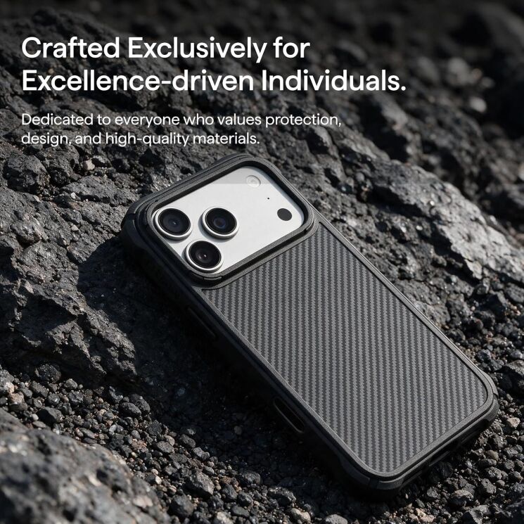 Захисний чохол Pitaka Cairn Case для iPhone 18 Pro / 17 Pro (KI1803CP2) - Midnight (423754L) Захисний чохол Pitaka Cairn Case для iPhone 18 Pro / 17 Pro (KI1803CP2) - Midnight: фото 7 з 13