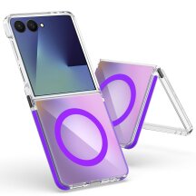 Защитный чехол Reframe ChromaGlow для Samsung Galaxy Flip 7 / Flip 8 - Purple: фото 1 из 7