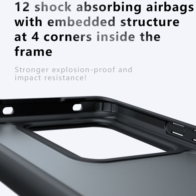 Защитный чехол Reframe Clear Bound для Realme 15 Pro / 15 - Black: фото 4 из 8