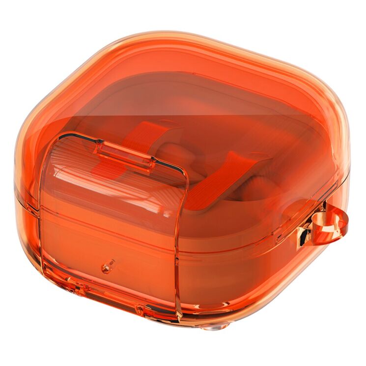 Захисний чохол Reframe Lucid Case для Samsung Galaxy Buds 4 / Buds 4 Pro - Transparent Orange: фото 1 з 10