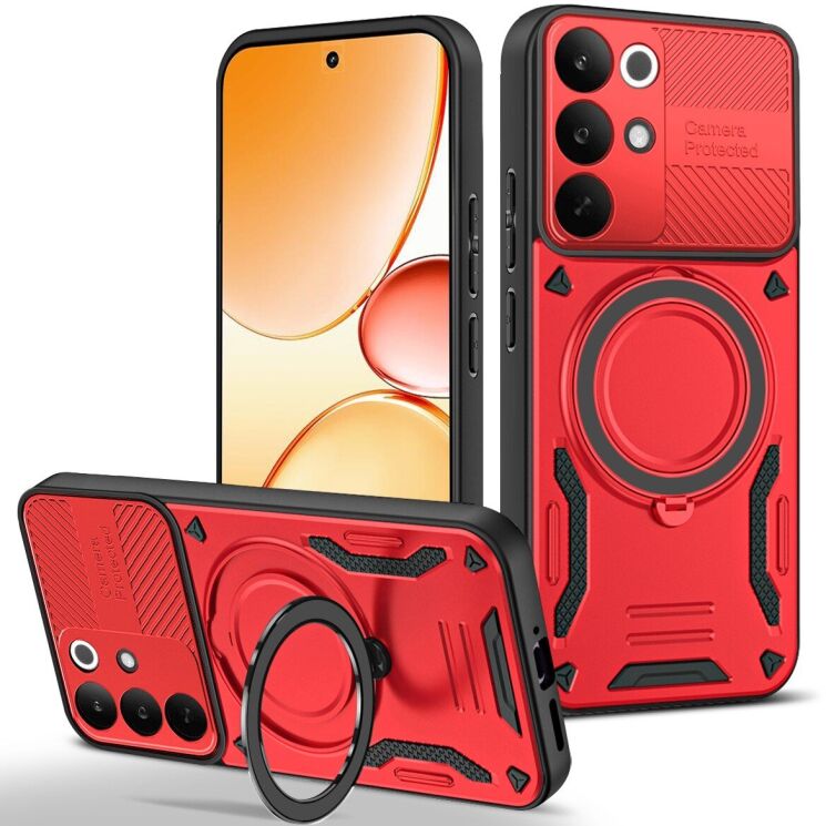 Защитный чехол Reframe Shockproof Case для Realme C85 Pro - Red: фото 1 из 8