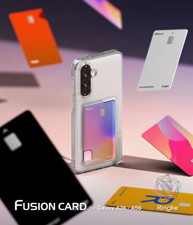 Захисний чохол Ringke Fusion Card для Samsung Galaxy A36 (A366) / A56 (A566) 8800293852179 - Clear (380120C) Захисний чохол Ringke Fusion Card для Samsung Galaxy A36 (A366) / A56 (A566) 8800293852179 - Clear: фото 2 з 15