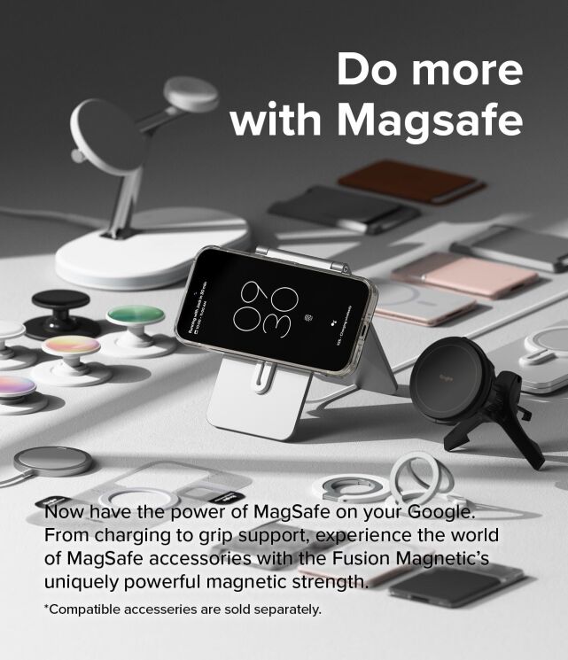 Защитный чехол Ringke Fusion Magnetic для Google Pixel 9 / 9 Pro (8809961789007) - Clear: фото 4 из 18