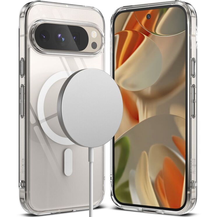 Защитный чехол Ringke Fusion Magnetic для Google Pixel 9 / 9 Pro (8809961789007) - Clear: фото 1 из 18