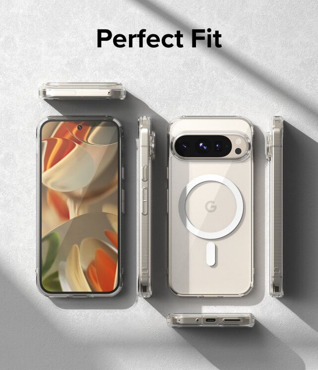 Защитный чехол Ringke Fusion Magnetic для Google Pixel 9 / 9 Pro (8809961789007) - Clear: фото 11 из 18