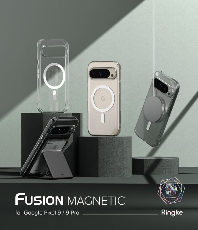 Защитный чехол Ringke Fusion Magnetic для Google Pixel 9 / 9 Pro (8809961789007) - Clear: фото 2 из 18