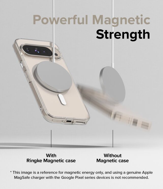 Защитный чехол Ringke Fusion Magnetic для Google Pixel 9 / 9 Pro (8809961789007) - Clear: фото 6 из 18