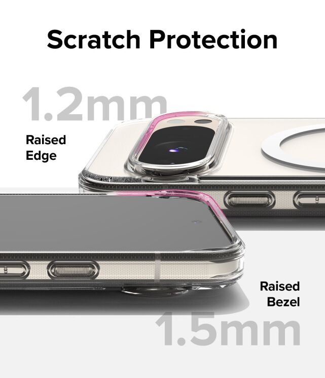 Защитный чехол Ringke Fusion Magnetic для Google Pixel 9 / 9 Pro (8809961789007) - Clear: фото 13 из 18