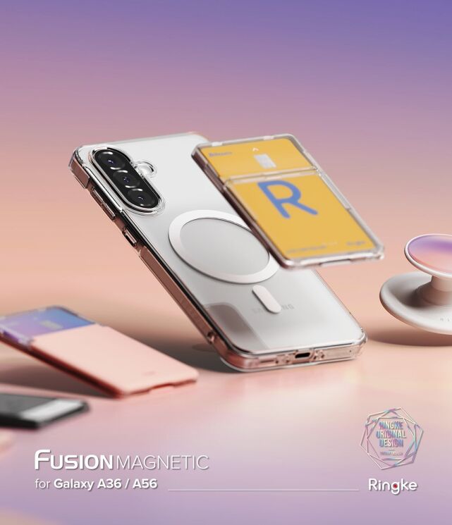 Защитный чехол Ringke Fusion Magnetic для Samsung Galaxy A36 (A366) / A56 (A566) 8800293852124 - Clear: фото 2 из 15