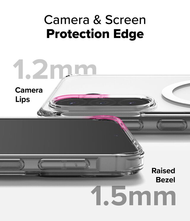 Защитный чехол Ringke Fusion Magnetic для Samsung Galaxy A36 (A366) / A56 (A566) 8800293852124 - Clear: фото 9 из 15