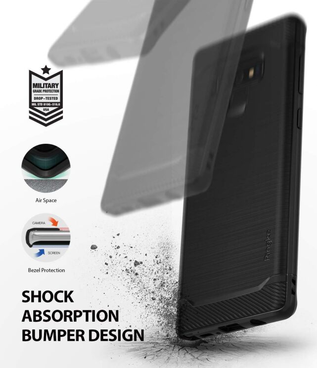 Защитный чехол RINGKE Onyx для Samsung Galaxy Note 9 (N960) - Black: фото 3 из 7
