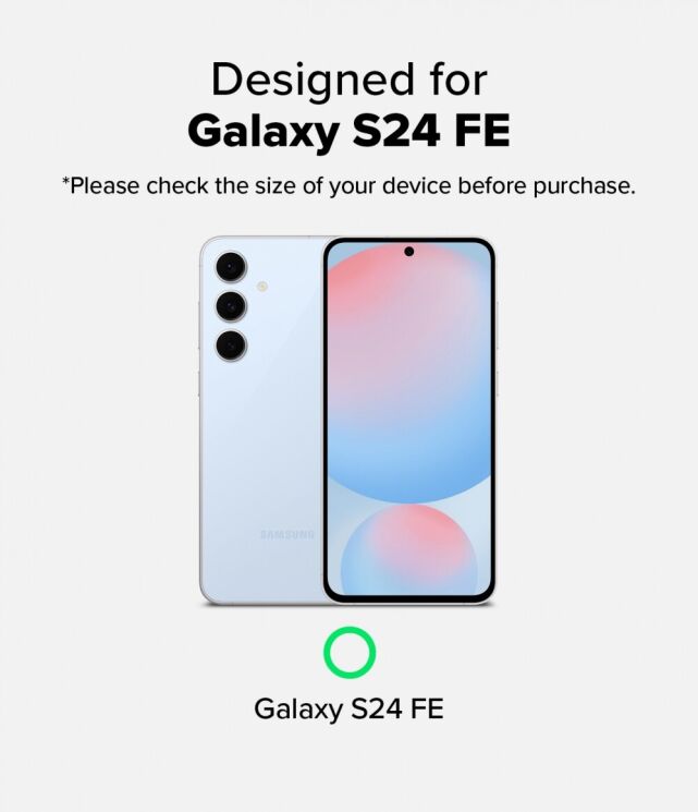 Защитный чехол Ringke Onyx для Samsung Galaxy S24 FE (S721) 8800274964662 - Dark Green: фото 5 из 14
