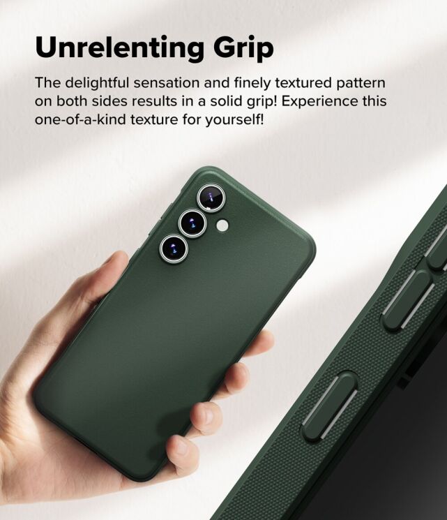 Защитный чехол Ringke Onyx для Samsung Galaxy S24 FE (S721) 8800274964662 - Dark Green: фото 7 из 14