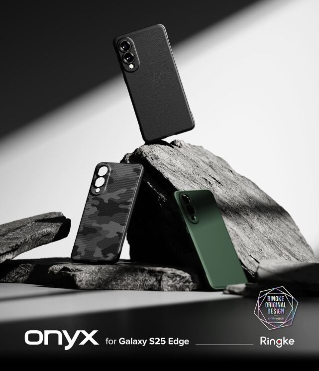 Защитный чехол RINGKE Onyx для Samsung Galaxy S25 Edge (S937) 8800293854364 - Black: фото 4 из 15