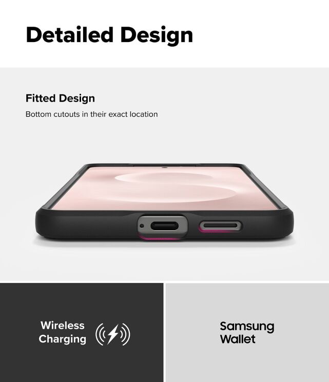 Защитный чехол RINGKE Onyx для Samsung Galaxy S25 Edge (S937) 8800293854364 - Black: фото 13 из 15