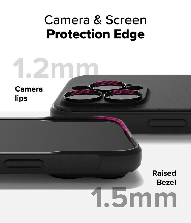 Защитный чехол Ringke Onyx Magnetic (FP) для Apple iPhone 16 Pro (8809961789922) - Black: фото 12 из 16