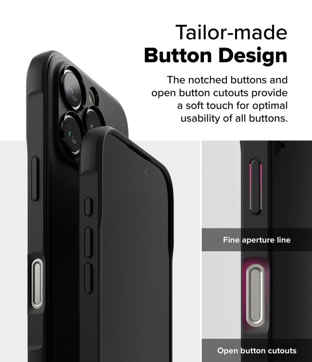 Защитный чехол Ringke Onyx Magnetic (FP) для Apple iPhone 16 Pro (8809961789922) - Black: фото 15 из 16