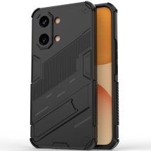 Защитный чехол с подставкой Deexe Bibercas для Xiaomi Poco X8 Pro Max - Black: фото 1 из 6