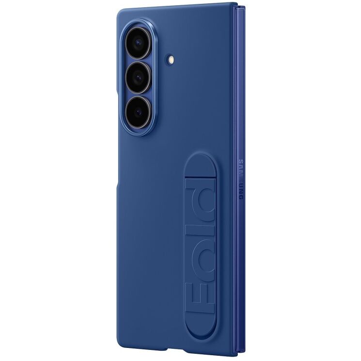 Защитный чехол Silicone Case (FF) для Samsung Galaxy Fold 7 (EF-MF966CNEGUA) - Blue: фото 4 из 7