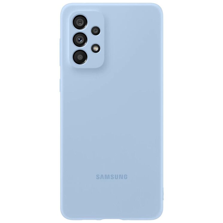 Защитный чехол Silicone Cover для Samsung Galaxy A73 (A736) EF-PA736TLEGRU - Artic Blue: фото 1 из 5