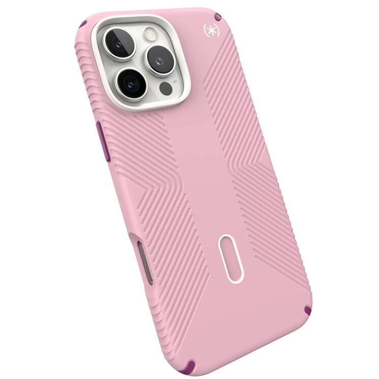 Защитный чехол Speck Presidio2 Grip MagSafe ClickLock для iPhone 16 Pro Max (150725-3250) - Pink (379937P) Защитный чехол Speck Presidio2 Grip MagSafe ClickLock для iPhone 16 Pro Max (150725-3250) - Pink: фото 3 из 10